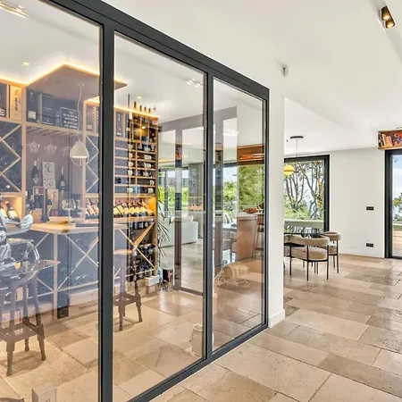 Villa Ref 2198 - Super Cannes - Luxury Modern Sea View For Rent Vallauris