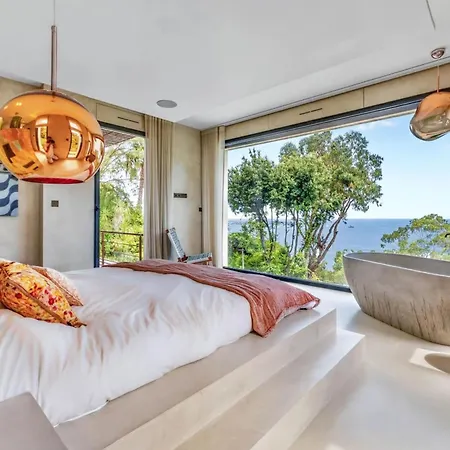 Ref 2198 - Super Cannes - Luxury Modern Sea View For Rent Villa